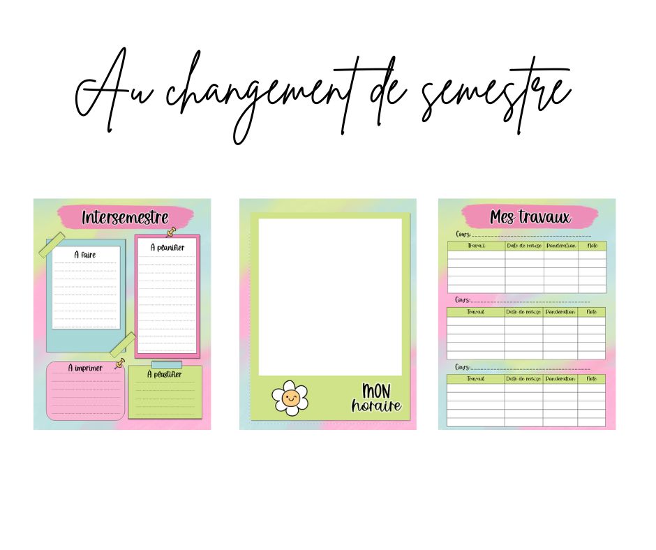 Planificateur 2025-2026 personnalisé