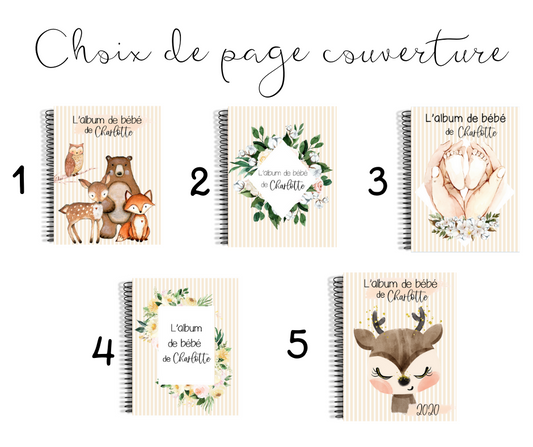 Album de bébé personnalisé