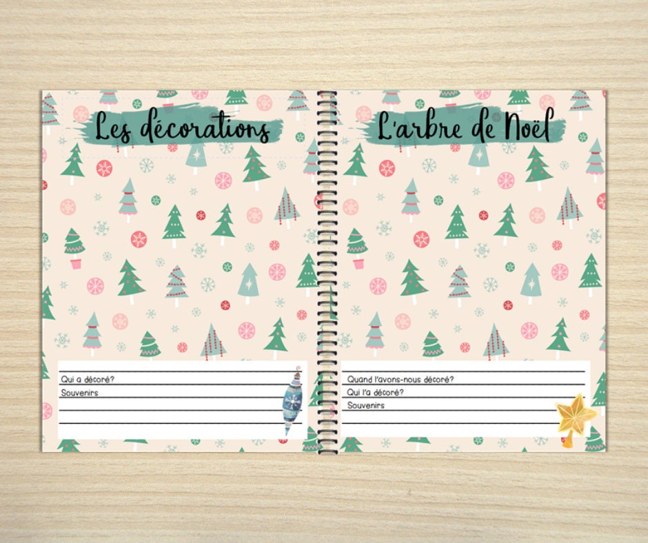 Album de Noël - page couverture lumières