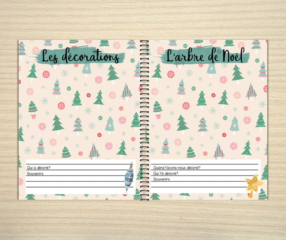 Album de Noël - page couverture père Noël