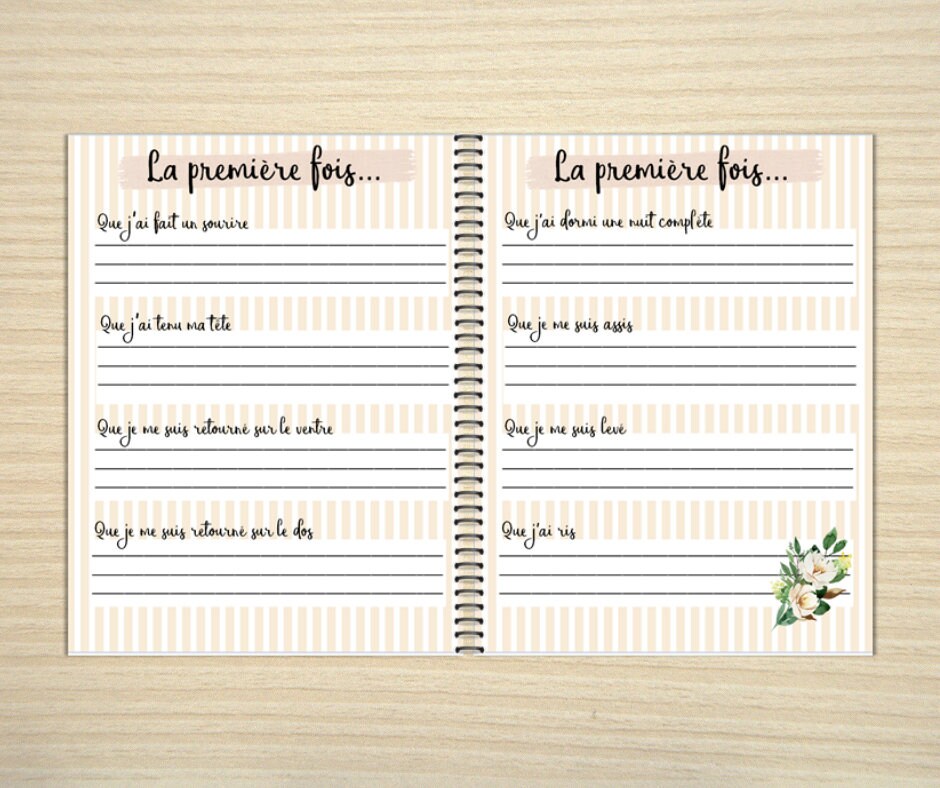 Album de bébé personnalisé
