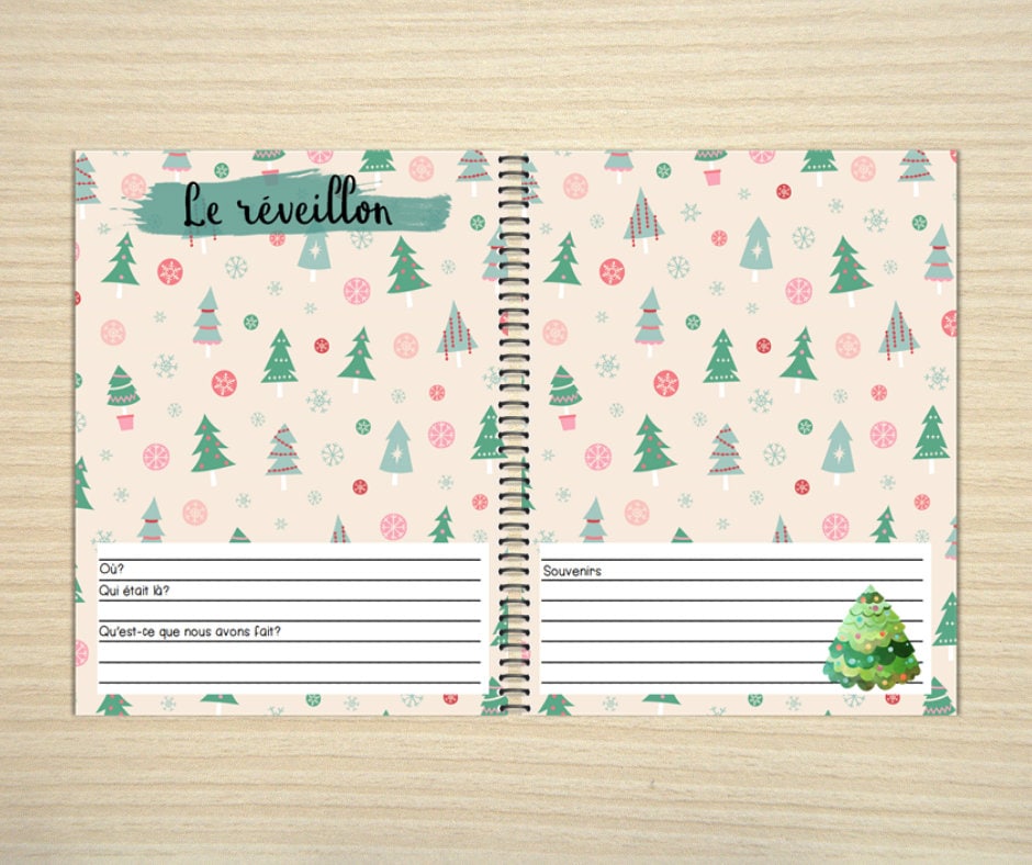 Album de Noël - page couverture lumières